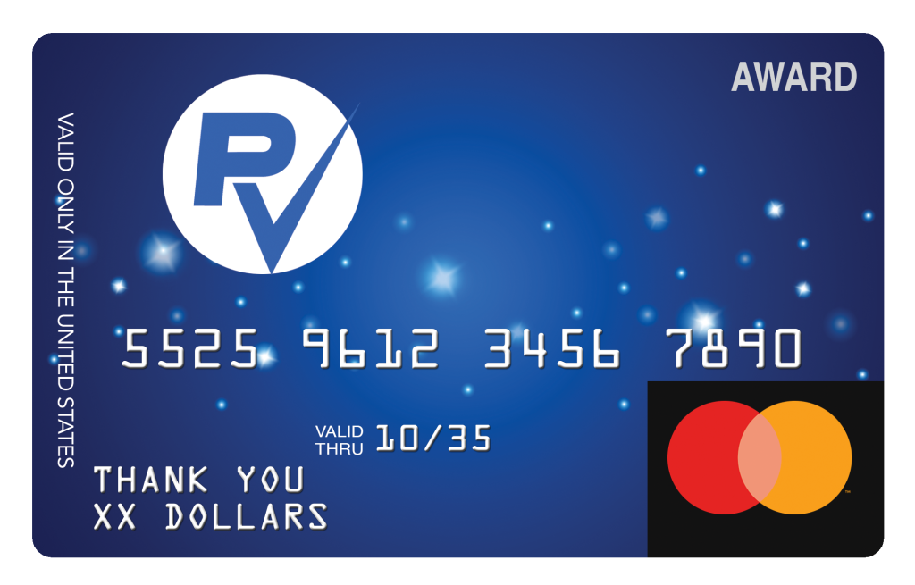 PerVision Custom MasterCard Debit Card Layout