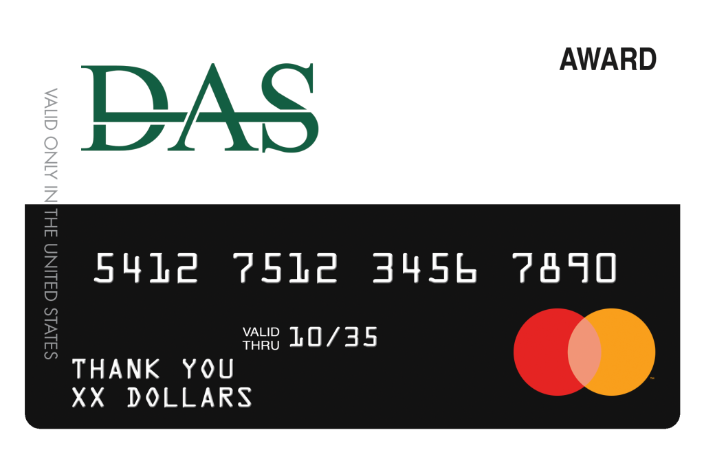 DAS Custom MasterCard Debit Card Layout