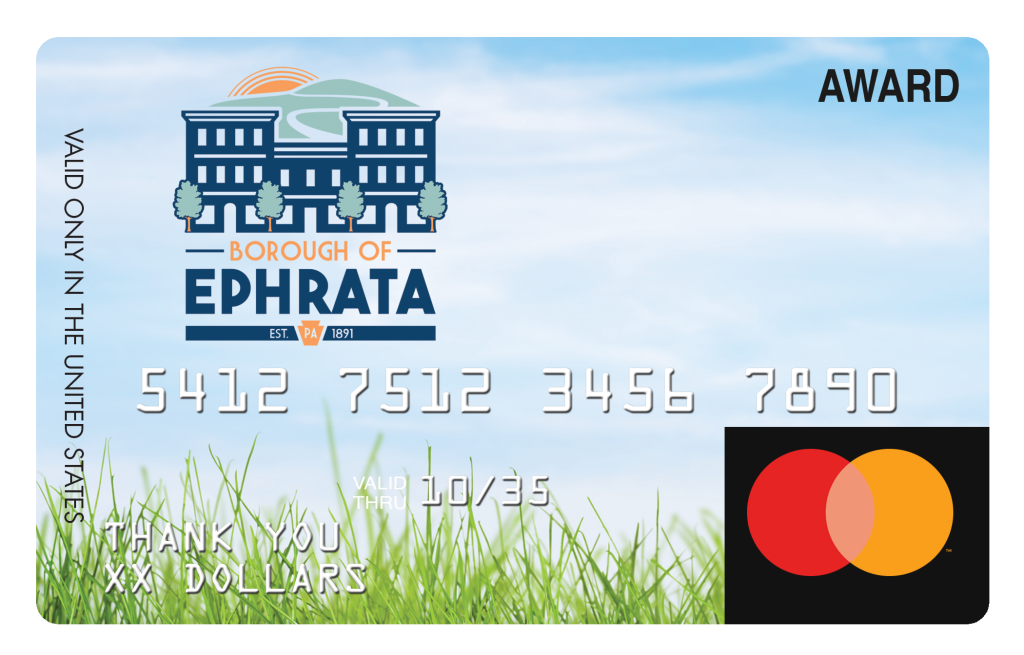 Ephrata Custom MasterCard Debit Card Layout