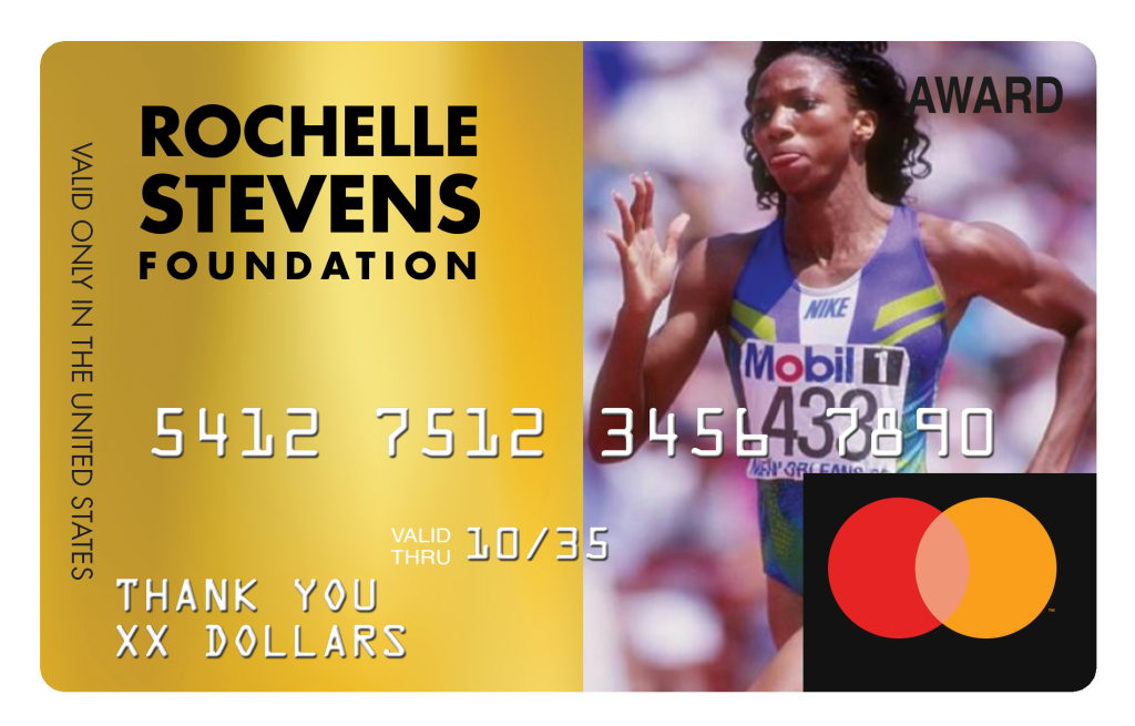 Rochelle Stevens Foundation Custom MasterCard Debit Card Layout